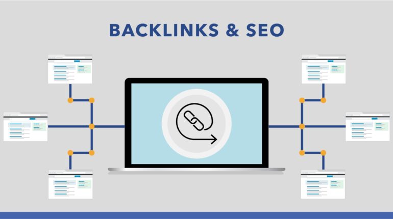 Infographie liant SEO et backlinks