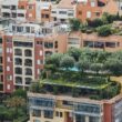 Immeubles avec jardin sur le toit